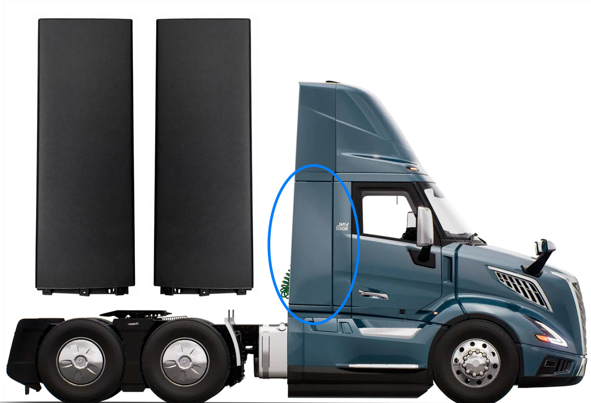 Cabin Fairings Lower Air Deflectors Set 2025 2026 Volvo VNL New