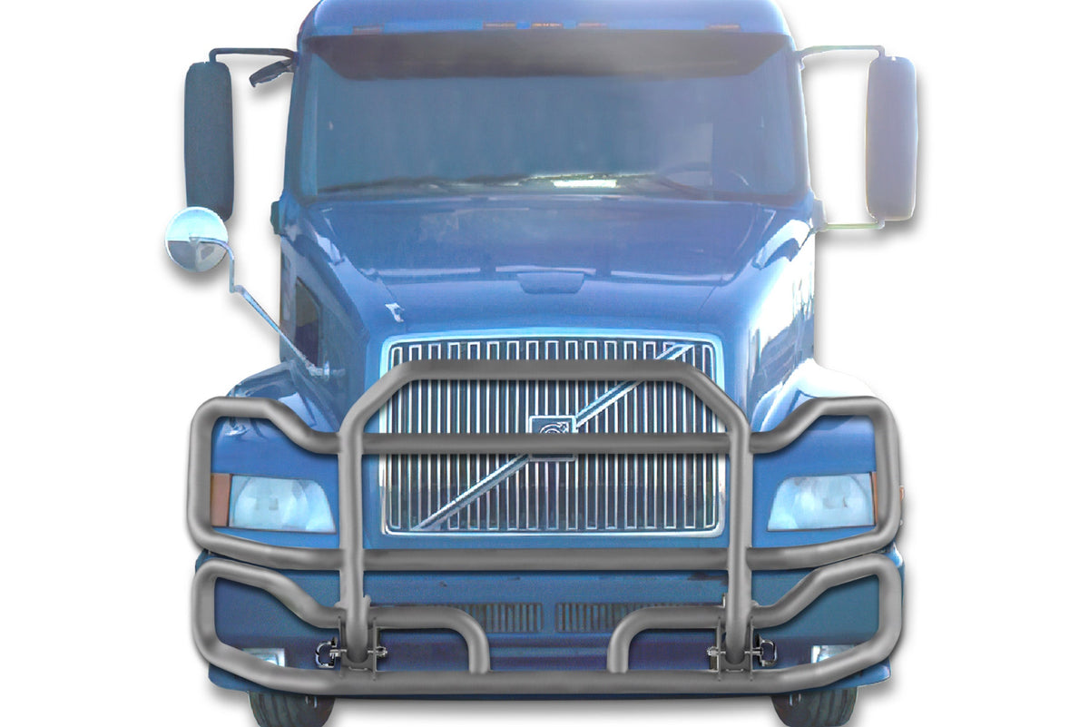 Front Gray Grille Guard Large 1999-2003 Volvo VNL