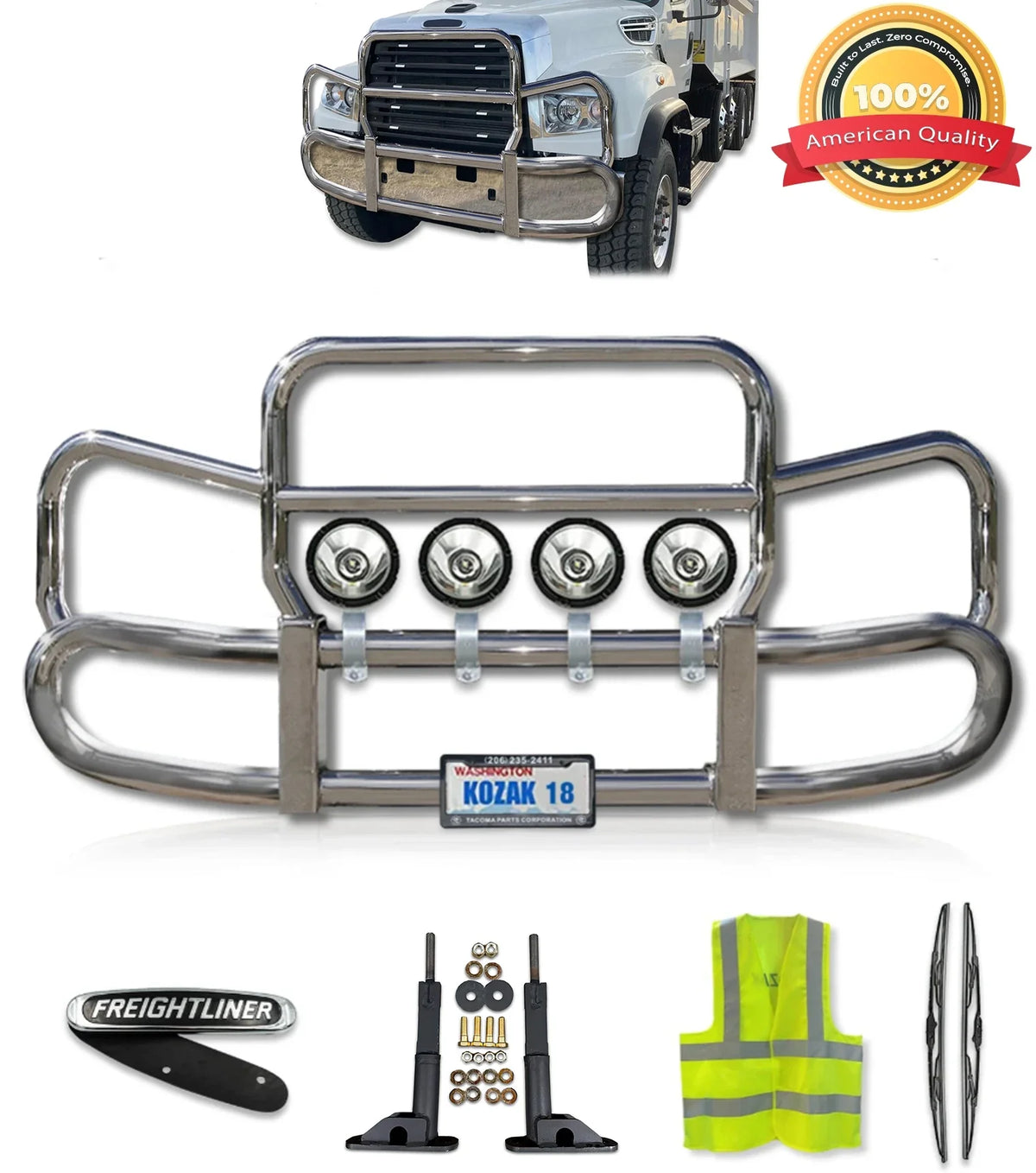 Grille Guard Herd 300 2012-2025 Freightliner FL 114