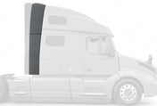 Upper and Lower Wind Cab Cabin Fairing w/Brackets Set Passenger 2018-2024 Volvo VNL