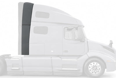 Upper and Lower Wind Cab Cabin Fairing w/Brackets Set Passenger 2018-2024 Volvo VNL