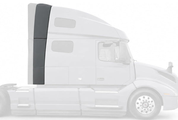 Upper and Lower Wind Cab Cabin Fairing w/Brackets Set Passenger 2018-2024 Volvo VNL