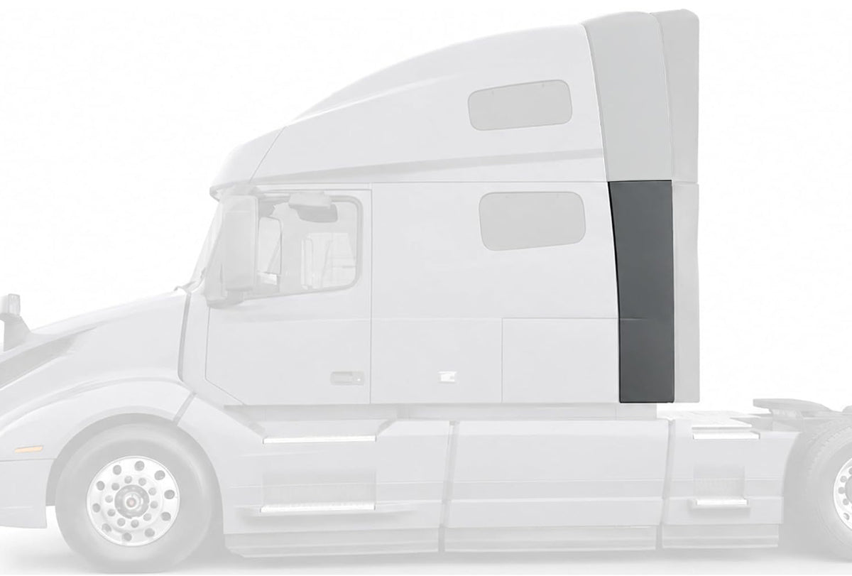 Lower Wind Cab Cabin Fairing w/Brackets Set Driver 2018-2024 Volvo VNL