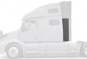 Lower Wind Cab Cabin Fairing w/Brackets Set Driver 2018-2024 Volvo VNL
