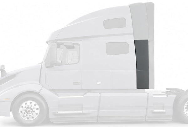 Lower Wind Cab Cabin Fairing w/Brackets Set Driver 2018-2024 Volvo VNL