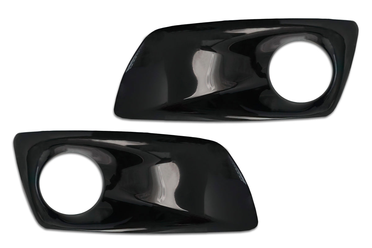 Fog Light Bezels Black Plastic Set Kenworth T660