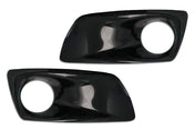 Fog Light Bezels Black Plastic Set Kenworth T660