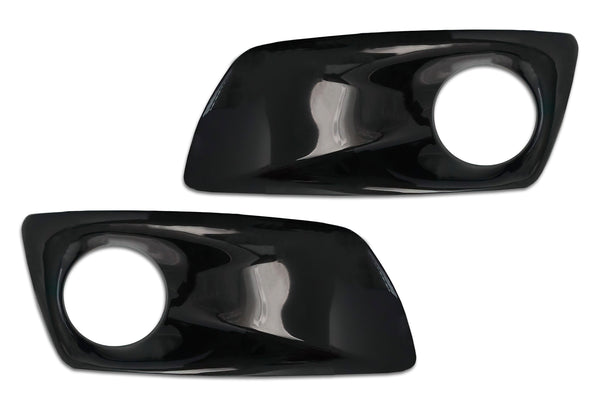 Fog Light Bezels Black Plastic Set Kenworth T660