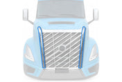 Trim Mouldings Chrome fit Front Grille Set 2025 2026 Volvo VNL