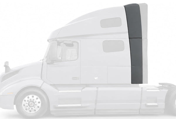 Upper and Lower Wind Cab Cabin Fairing w/Brackets Set Driver 2018-2024 Volvo VNL