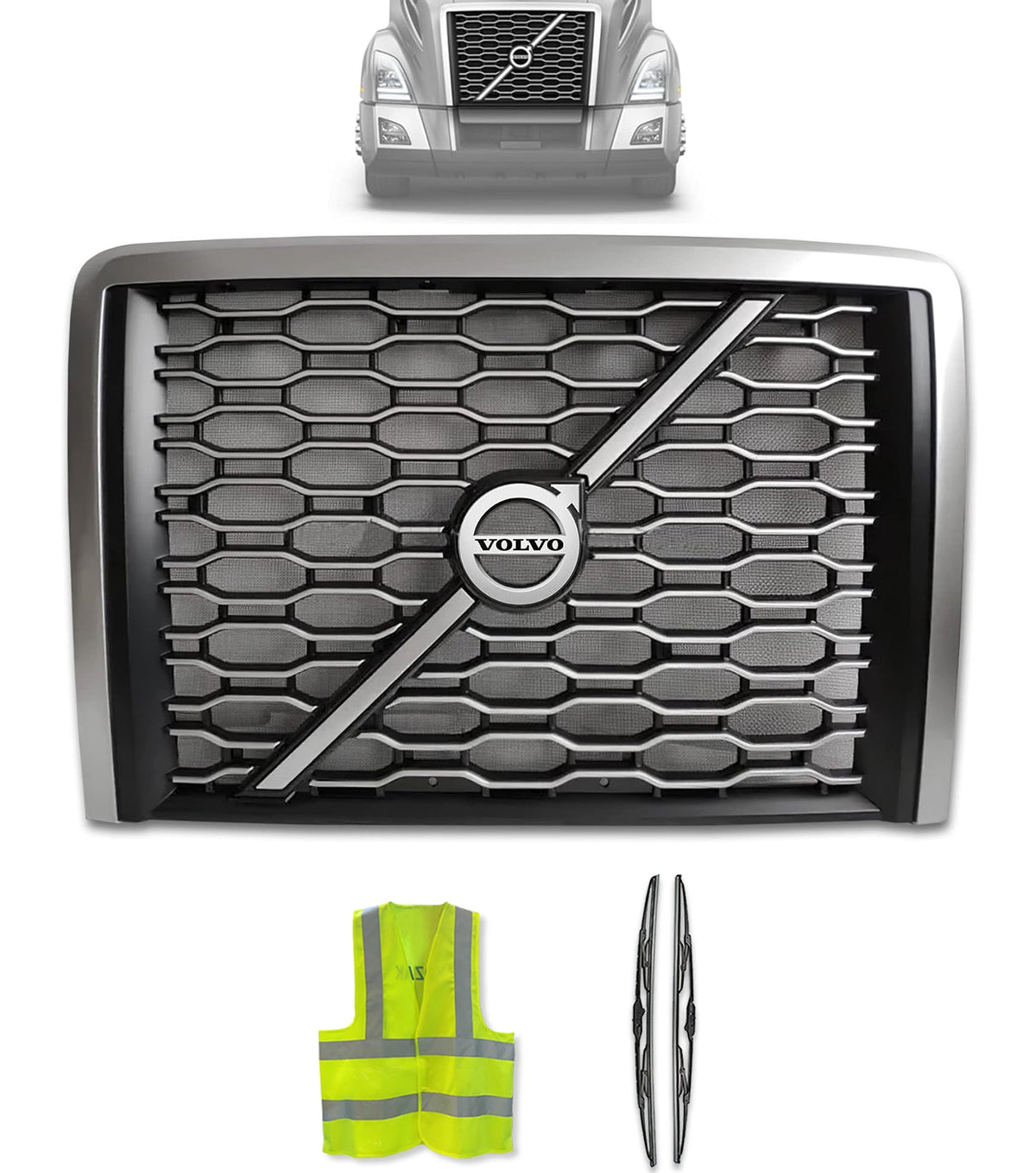 Grille Chrome 2018+ Volvo VNL