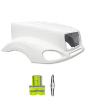 Fiberglass Hood with Hinges Cross Bar 2001-2009 Freightliner Columbia