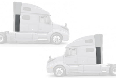 Lower Wind Cab Cabin Fairings w/Brackets Set 2018-2024 Volvo VNL