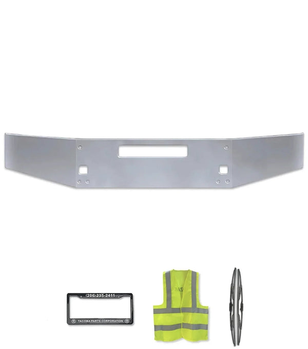 15" Bumper Without Fog Holes Chrome Aero Kenworth T800 T880