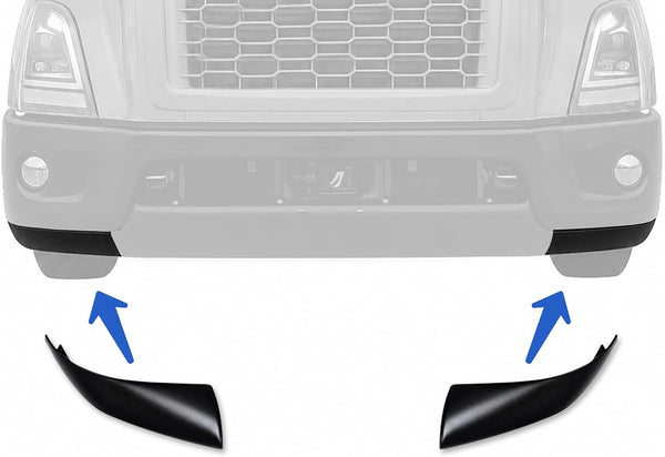 Side Bumper Air Deflectors Spoilers Set 2018+ Volvo VNR