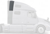 Upper Wind Cab Cabin Fairing w/Brackets Set Passenger 2018-2024 Volvo VNL