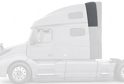 Upper Wind Cab Cabin Fairing w/Brackets Set Driver 2018-2024 Volvo VNL