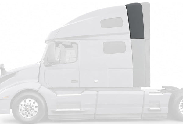 Upper Wind Cab Cabin Fairing w/Brackets Set Driver 2018-2024 Volvo VNL