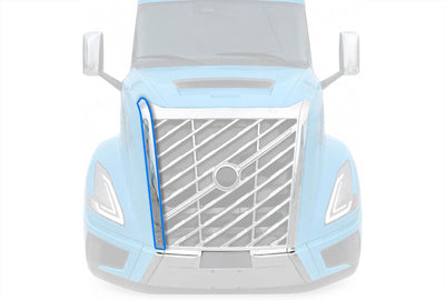 Trim Moulding Chrome fit Front Grille Passenger 2025 2026 Volvo VNL