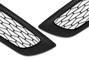Long Air Intake Bezel Assembly w/Black Covers Set 2025 2026 Freightliner Cascadia