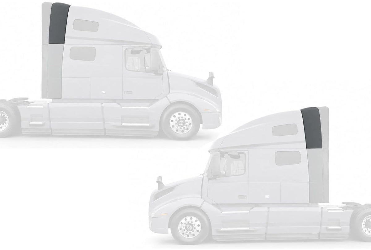 Upper Wind Cab Cabin Fairing w/Brackets Set 2018-2024 Volvo VNL