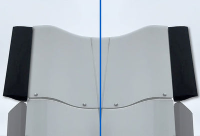 Cab Trim Moldings, Roof Extensions Set International LT625