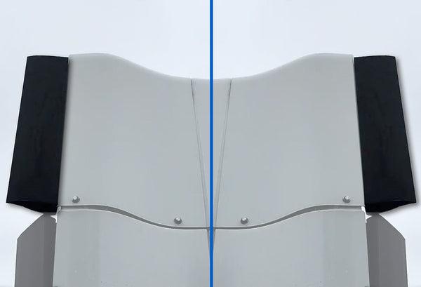 Cab Trim Moldings, Roof Extensions Set International LT625