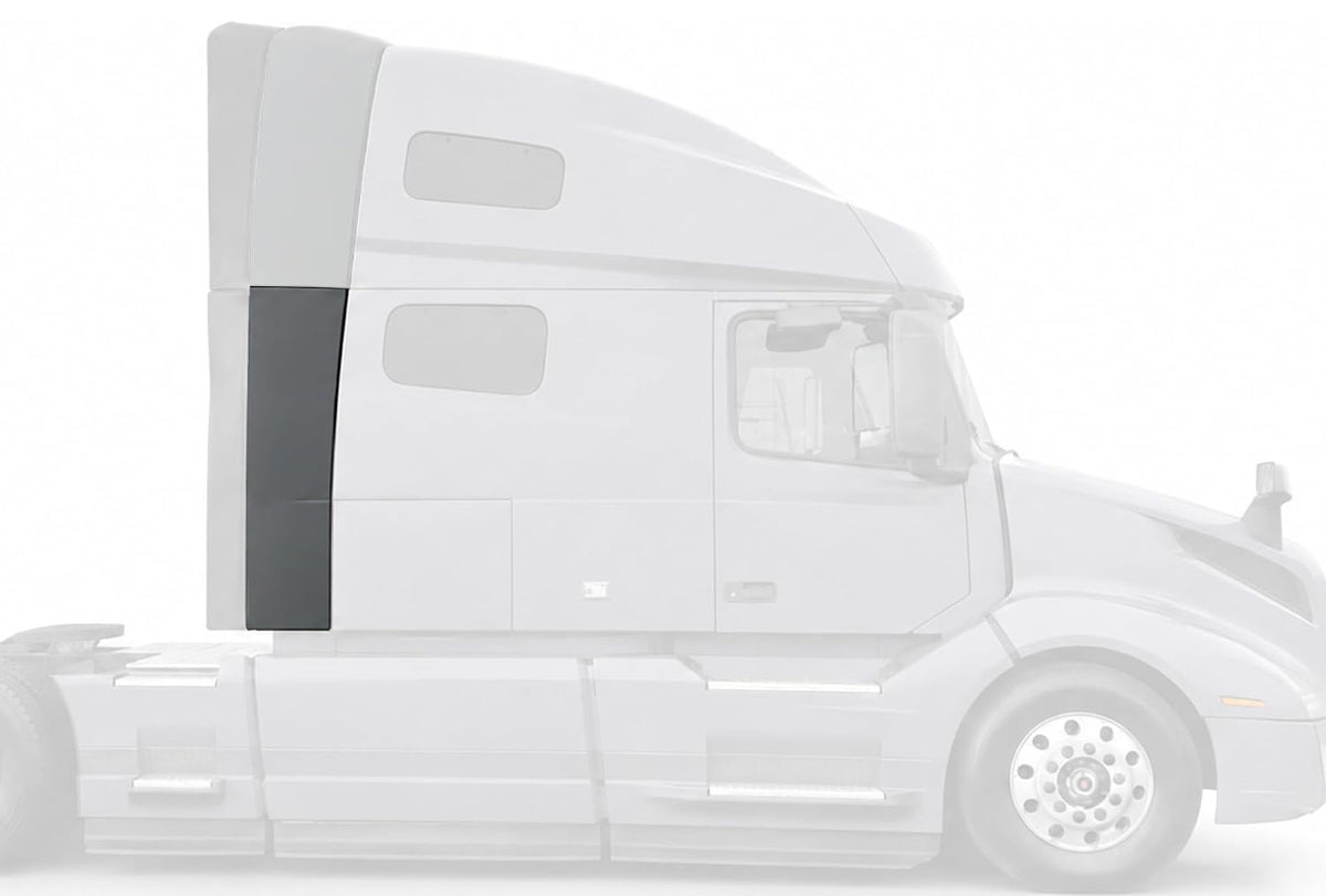 Lower Wind Cab Cabin Fairing w/Brackets Set Passenger 2018-2024 Volvo VNL