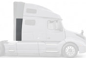 Lower Wind Cab Cabin Fairing w/Brackets Set Passenger 2018-2024 Volvo VNL