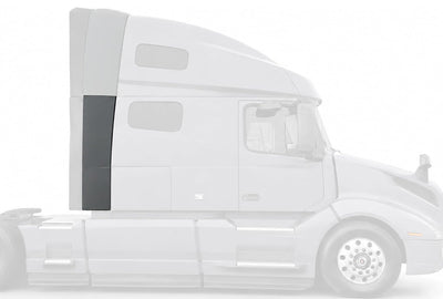 Lower Wind Cab Cabin Fairing w/Brackets Set Passenger 2018-2024 Volvo VNL