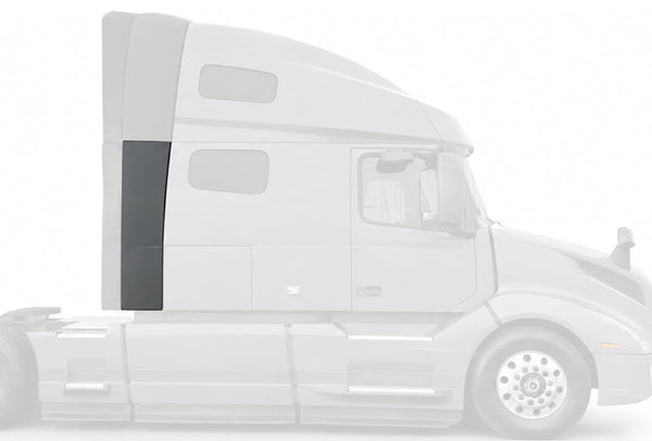 Lower Wind Cab Cabin Fairing w/Brackets Set Passenger 2018-2024 Volvo VNL