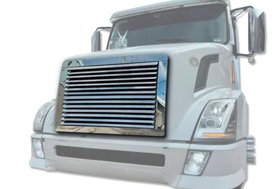 Front Louvered Grille Chrome 2004-2017 Volvo VNL 670 730 780