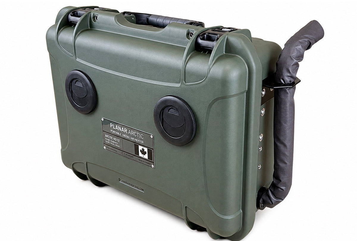 AUTOTERM Planar ARCTIC 4D-12 Portable Diesel Air Heater 4kW 13,600 BTU, Military Green