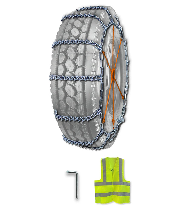 Studded Tire Chain 7mm Link R22.5, 295/75R22.5