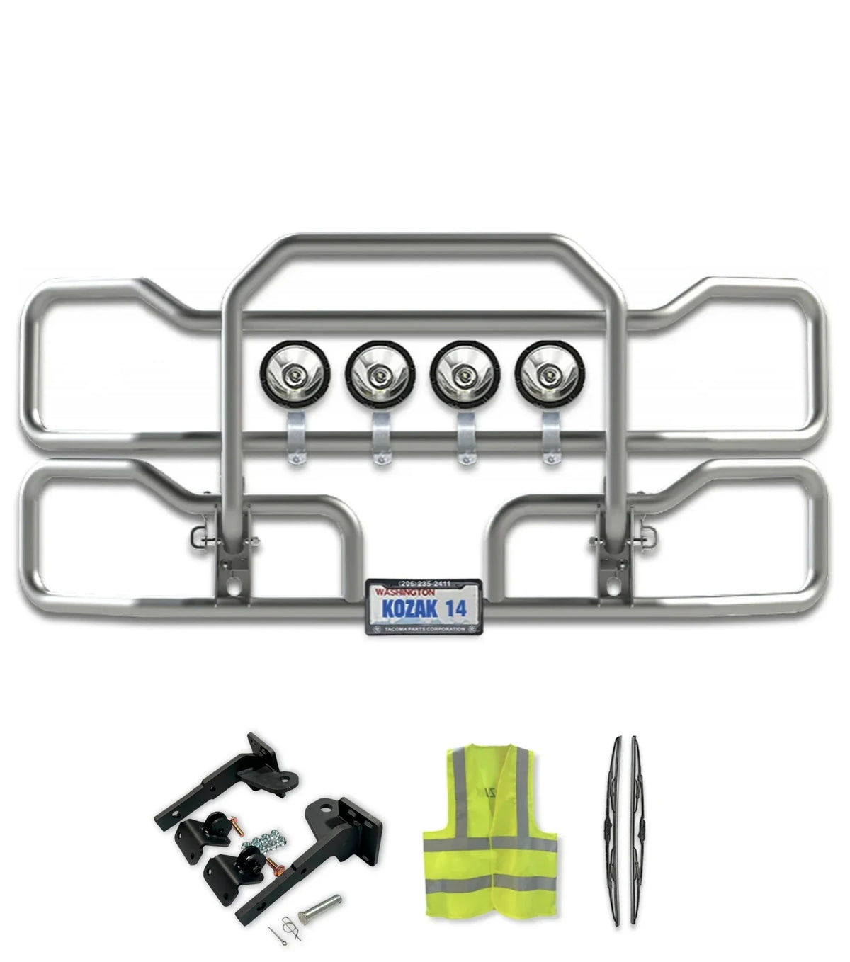Front Grille Guard Chrome 2022+ Kenworth T680 Next Gen
