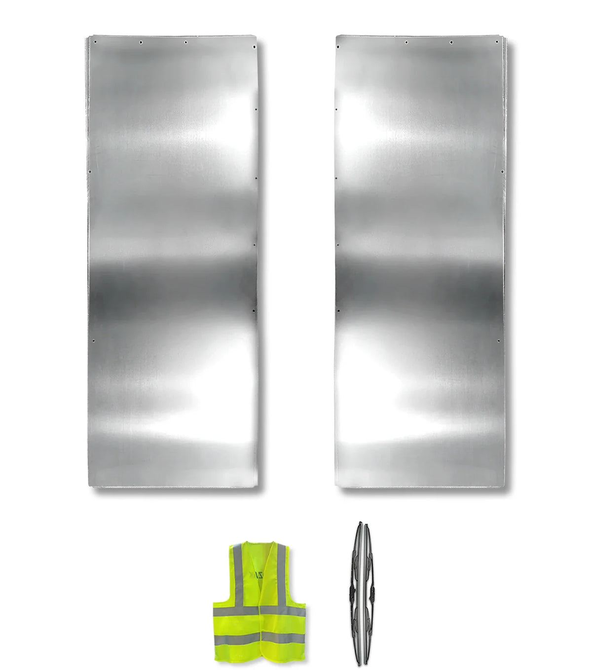 Cabin Lower Sleeper Fairing Extenders Aluminum Set 2022+ Peterbilt 579