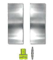 Cabin Lower Sleeper Fairing Extenders Aluminum Set 2022+ Peterbilt 579