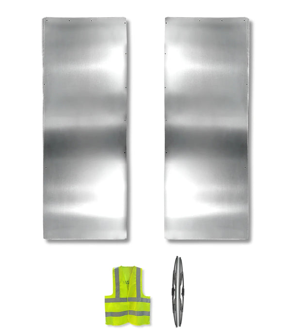 Cabin Lower Sleeper Fairing Extenders Aluminum Set 2022+ Peterbilt 579