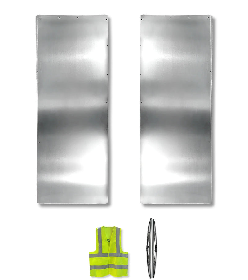 Cabin Lower Sleeper Fairing Extenders Aluminum Set 2022+ Peterbilt 579