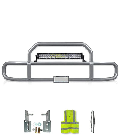 Gray Front Grille Deer Moose Bumper Guard 2004-2017 Mack CX