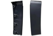 Kozak Cab Cabin Lower and Upper Sleeper Fairing Pair Set Large Right (Passenger) Side Compatible with Kenworth T680 Plus Kenworth Logo, 2X 22 Windshield Wipers and KOZAK Vest