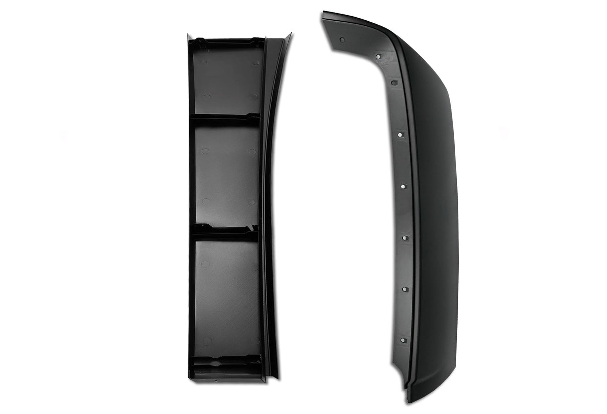 Behind Cab Cabin Wind Fairings, Upper and Lower w/ Extensions, Set 2004-2017 Volvo VNL
