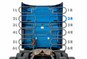 Top Lower Wind Cab Fairing Support Bracket 2R Passenger 2018-2024 Volvo VNL