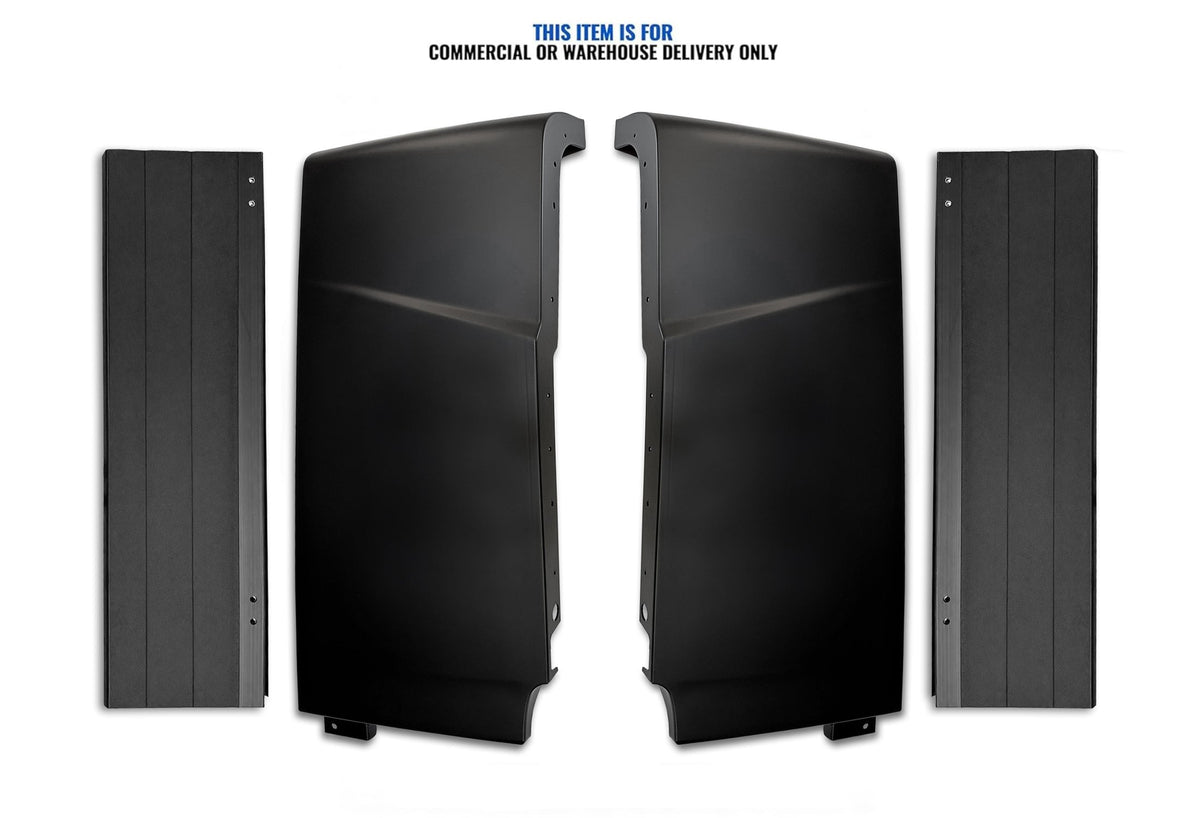 Cabin Fairing Upper Air Deflectors with Extensions Set  2025 2026 Volvo VNL New