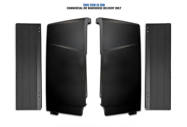 Cabin Fairing Upper Air Deflectors with Extensions Set  2025 2026 Volvo VNL New