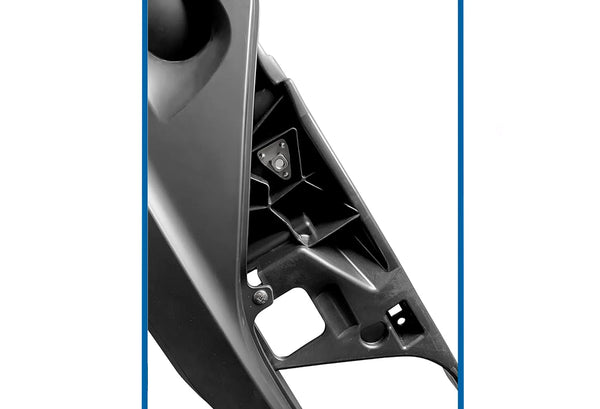Bumper Corners Without Fog Hole Black Passenger Set 2022+ Kenworth T680