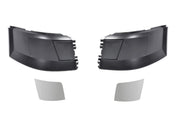 Bumper Plastic No Fog Hole and Chrome Trim Set 2004-2015 Volvo VNL
