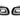 Full LED Projector Fog Lights Black Pair Freightliner Cascadia 2008-2017 - 