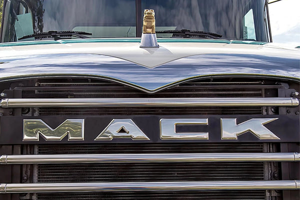 Hood Emblem Front Mack Plastic Chrome Logo