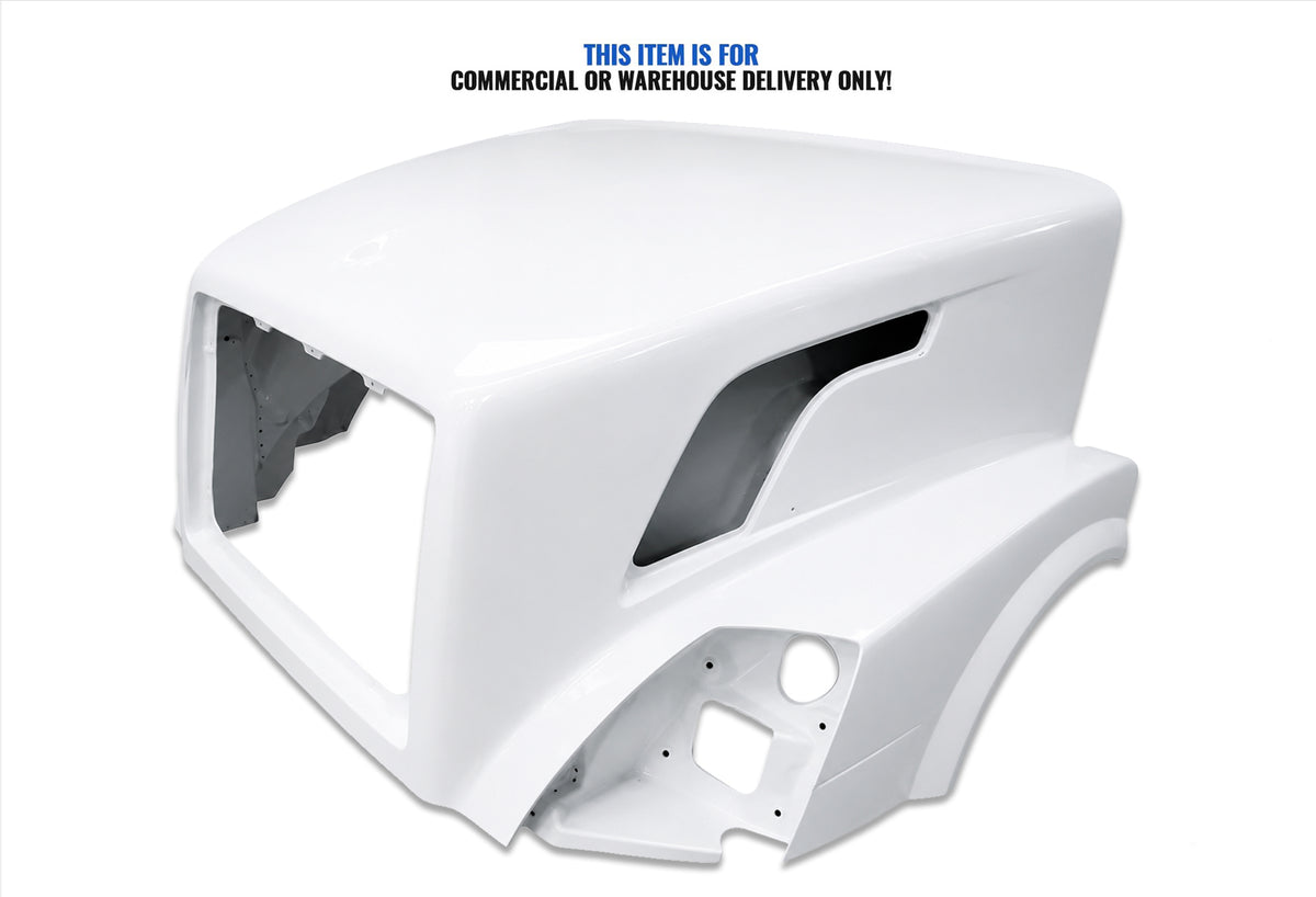 Hood Shell Fiberglass 2004-2017 Volvo VNL